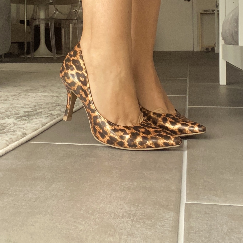 Leopard heels